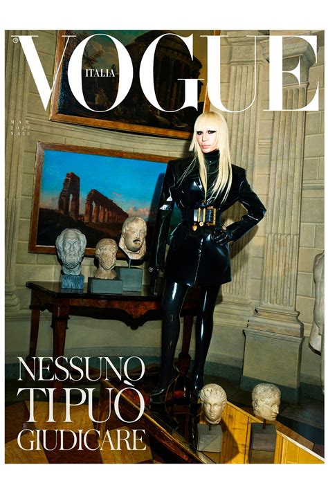 intervista donatella versace vogue|donatella versace today.